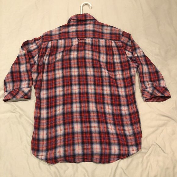 HIROMICHI by Hiromichi Nakano (Japanese Designer) Plaid Shirt L - Picture 4 of 5
